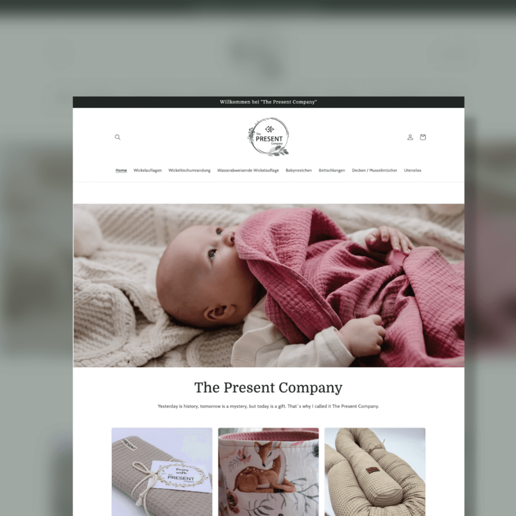 Webdesign Referenz The-Present-Company